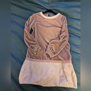 Moncler girls 4t velvet dress